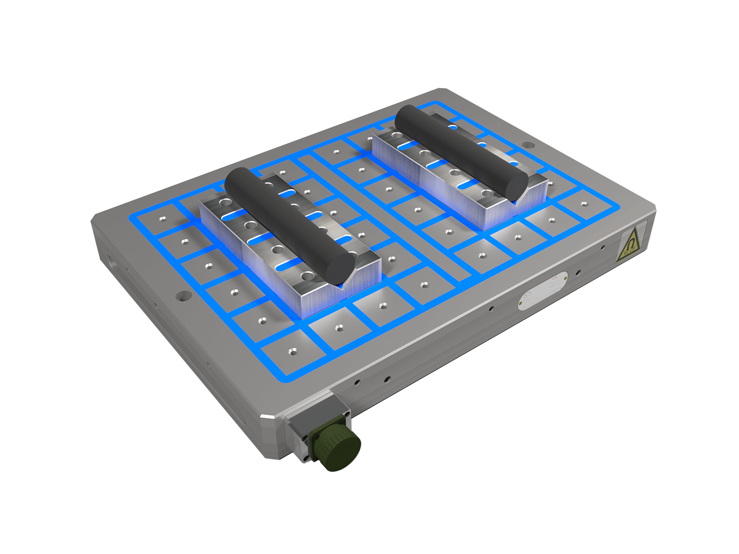 Application with pole bars/plates