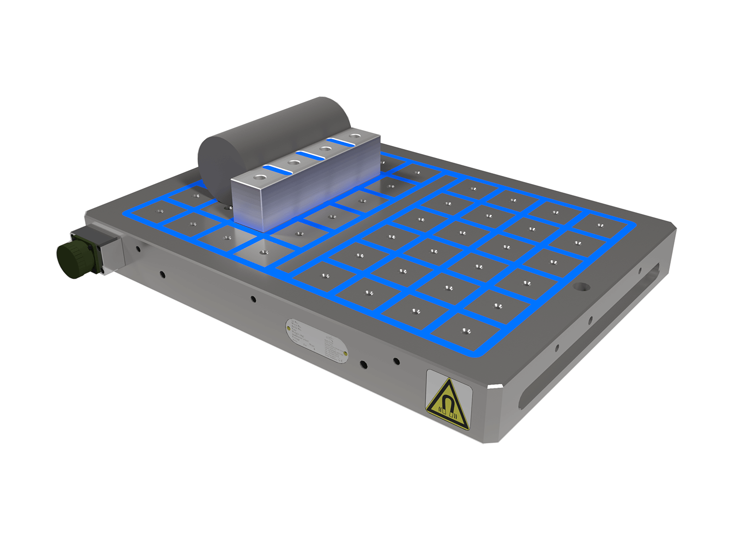 Application with pole bars/plates